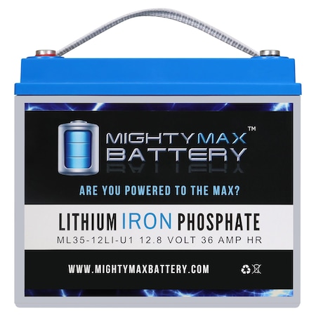 Mighty Max Battery 12V 35AH U1 Lithium Replacement Battery for Power Energy DC12-35 MAX3971013